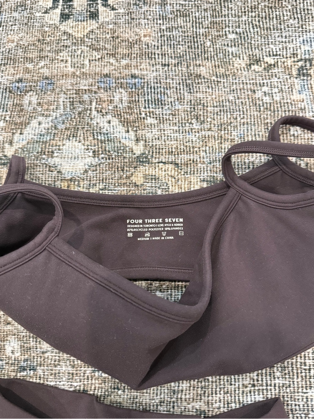 437 micro bra espresso - Women's brown sports bra - Picture 7 of 7